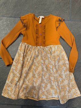 Matilda Jane Rusty Orange Ribbed Top